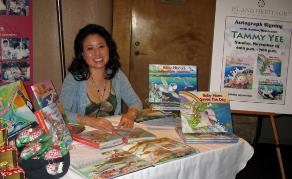 Tammy Yee Book Signing at the Waikiki Aquarium
